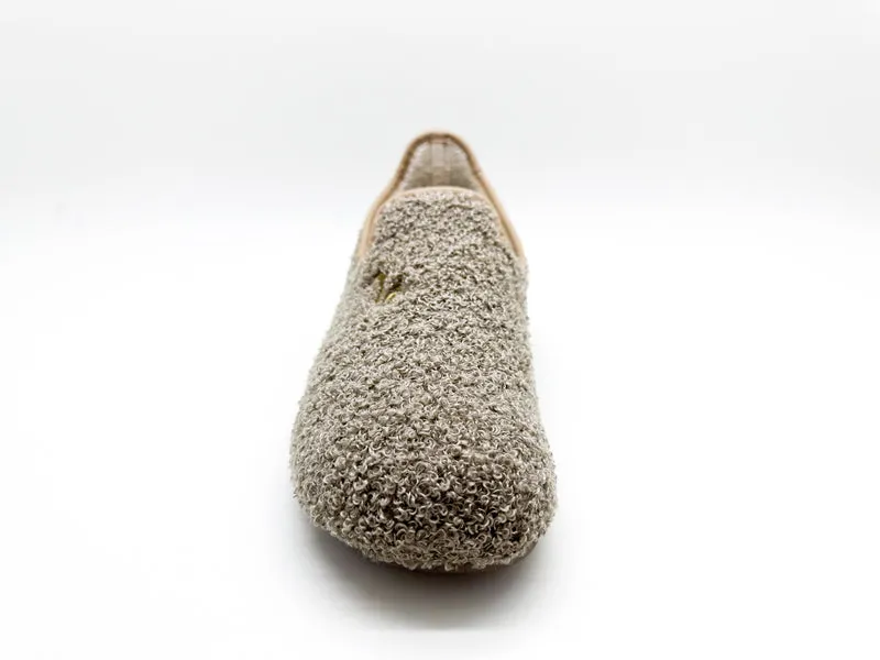thies 1856 ® Rec Teddy Closed Slipper vegan truffle