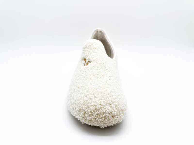 thies 1856 ® Rec Teddy Closed Slipper vegan off white