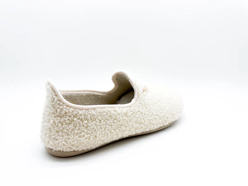 thies 1856 ® Rec Teddy Closed Slipper vegan off white