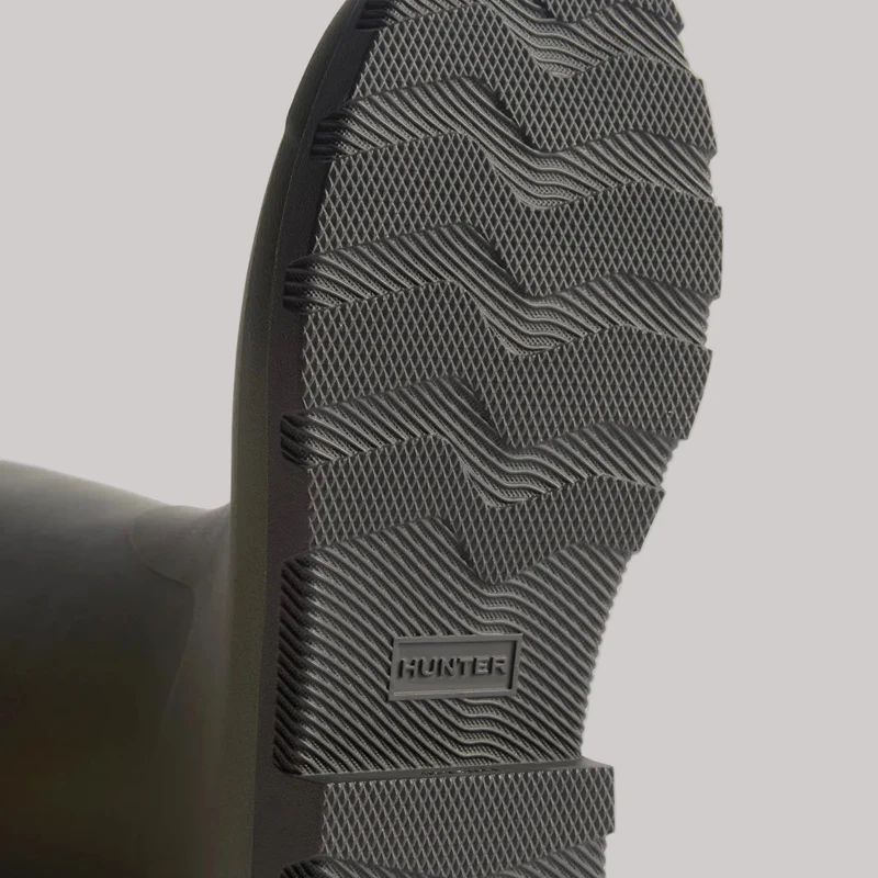 Hunter Herren-Stiefel Field Downpour, verstellbar | Dunkeloliv/Schwarz