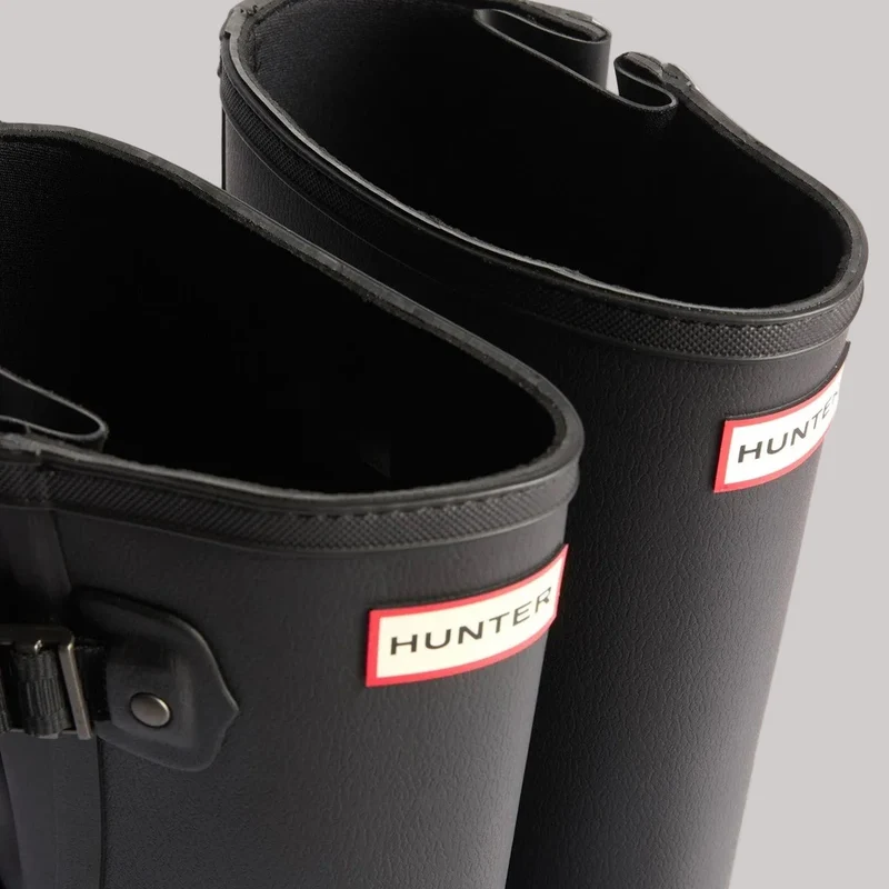 Hunter Herren-Stiefel Field Downpour, verstellbar, Schwarz