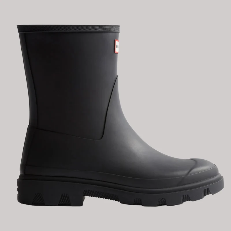 Hunter Herren-Kurzstiefel „Downpour“ | Schwarz