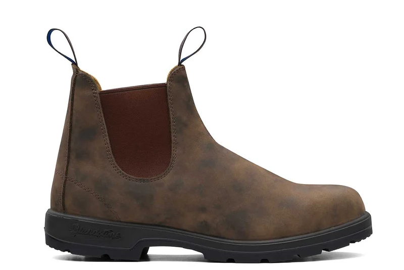Blundstone Unisex 584 Thermal Series Vollnarbenleder Chelsea Stiefel | Rustikales Braun