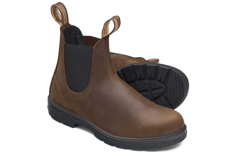 Blundstone Unisex 1609 Classics gewachstes Vollnarbenleder Chelsea Stiefel | Antikbraun