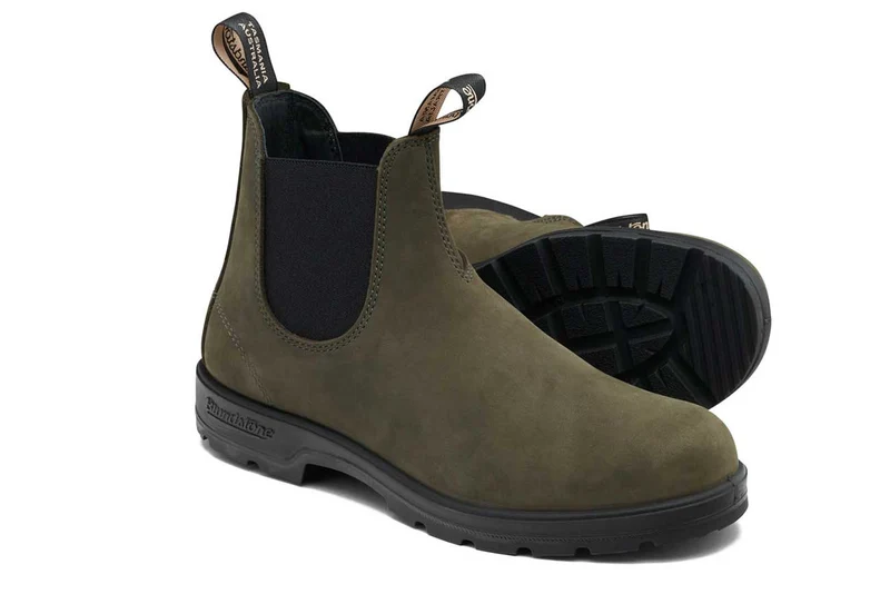 Blundstone Unisex 562 Classics Nubukleder Chelsea Stiefel | Wald