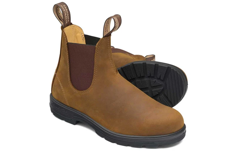 Blundstone Unisex 562 Classics Nubukleder Chelsea Stiefel | Sattelbraun