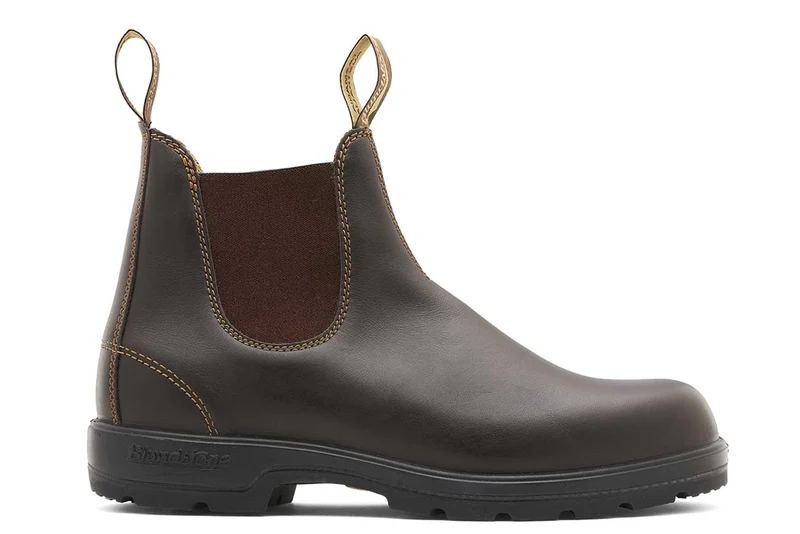 Blundstone Unisex 550 Classics Vollnarbenleder Chelsea Stiefel | Walnuss