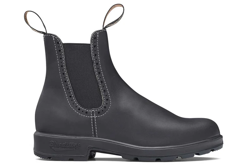 Blundstone Damen 1448 Originals Vollnarbenleder Chelsea Hoher Stiefel | Schwarz