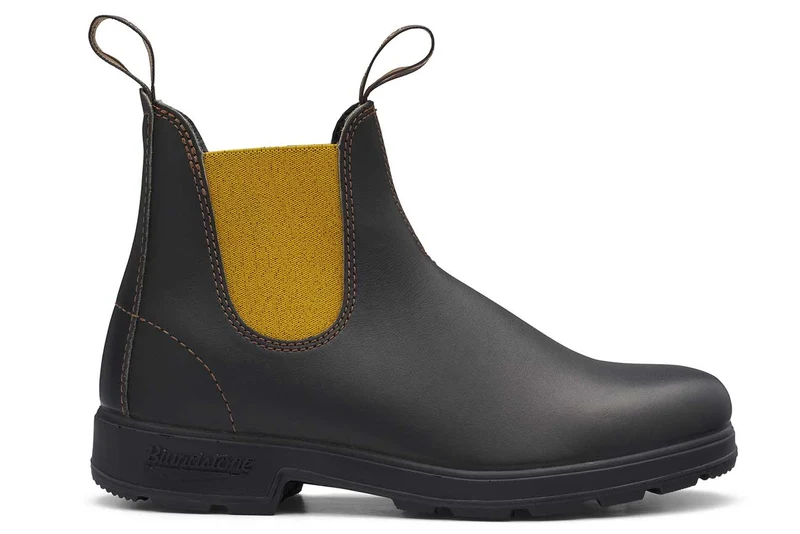 Blundstone Unisex 1919 Originals Vollnarbenleder Chelsea Stiefel | Braun Senf