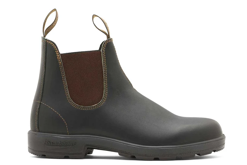 Blundstone Unisex 500 Originals Vollnarbenleder Chelsea Stiefel | Kräftiges Braun