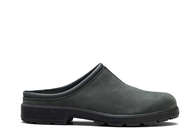 Blundstone Unisex 2420 Originals Clog aus gewachstem Nubukleder | Rustikales Schwarz