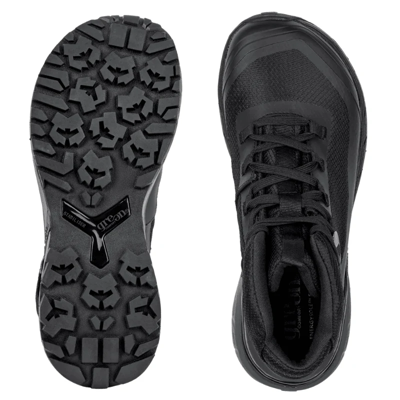 Green Comfort sporty damestøvle - Sort