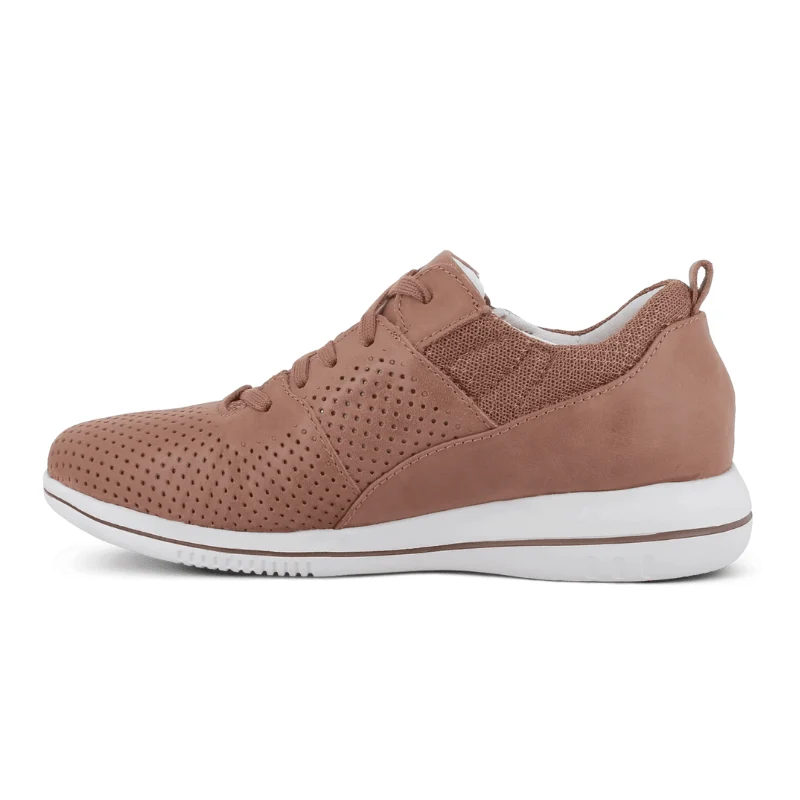 Green Comfort damesneaker - Cognac