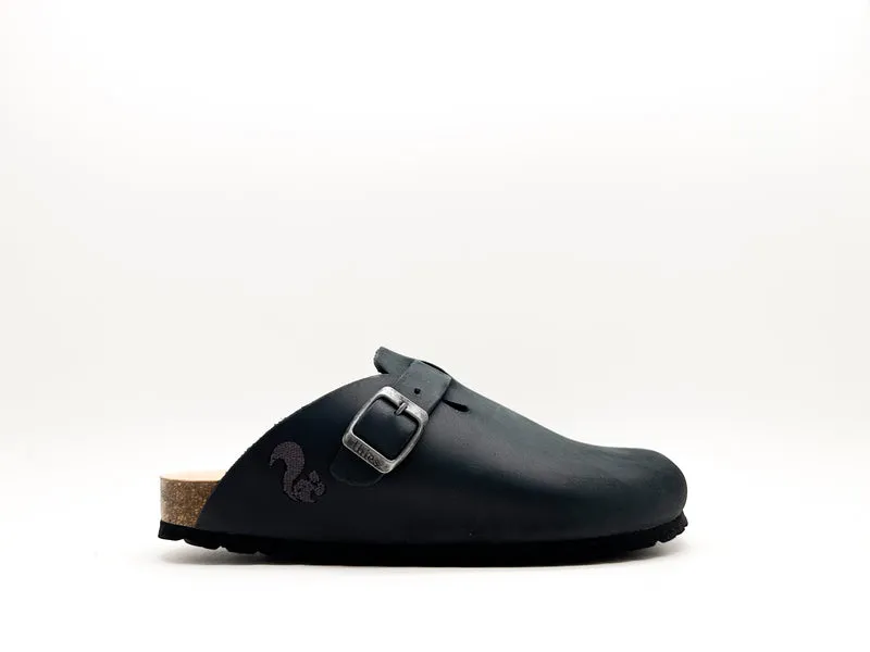thies 1856 ® Eco Leather Clog truffle-black