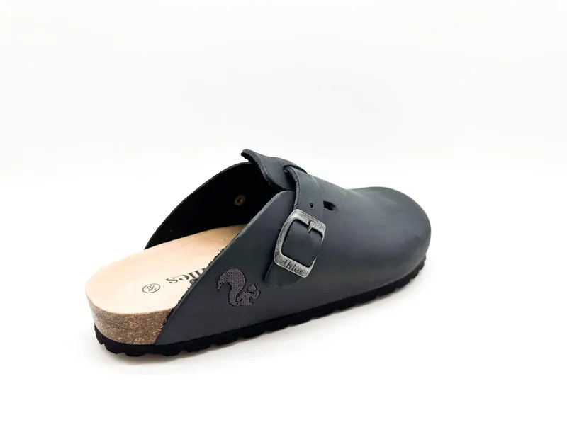 thies 1856 ® Eco Leather Clog truffle-black