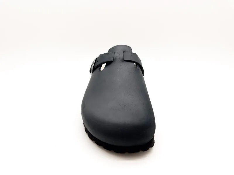 thies 1856 ® Eco Leather Clog truffle-black