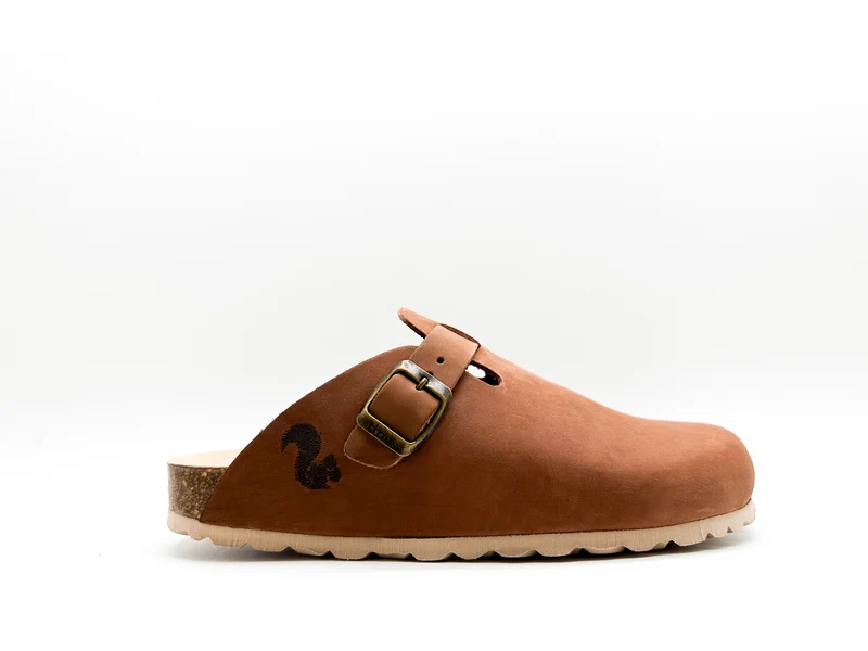 thies 1856 ® Eco Leather Clog shitake brown
