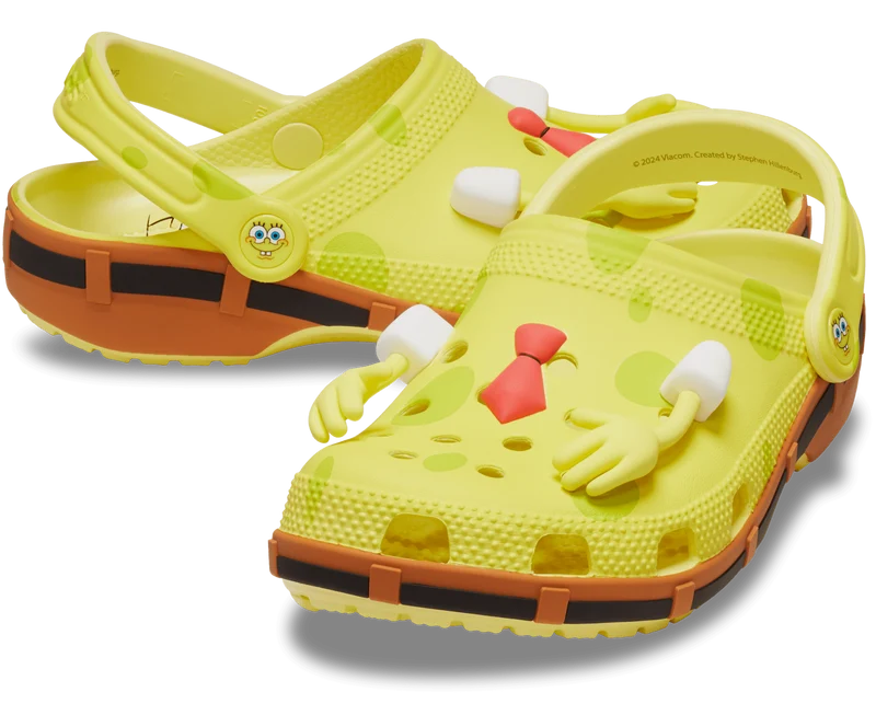 CROCS Unisex Spongebob Classic Clog