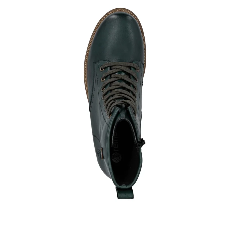 Remonte Damen-Ankle-Boots aus Leder | Grün