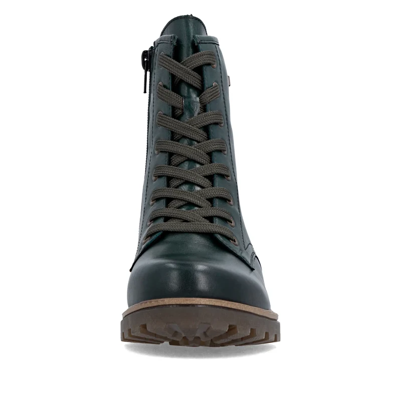 Remonte Damen-Ankle-Boots aus Leder | Grün