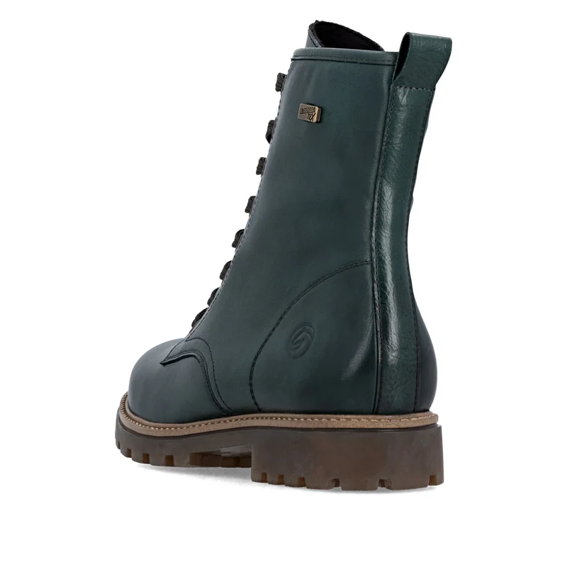 Remonte Damen-Ankle-Boots aus Leder | Grün