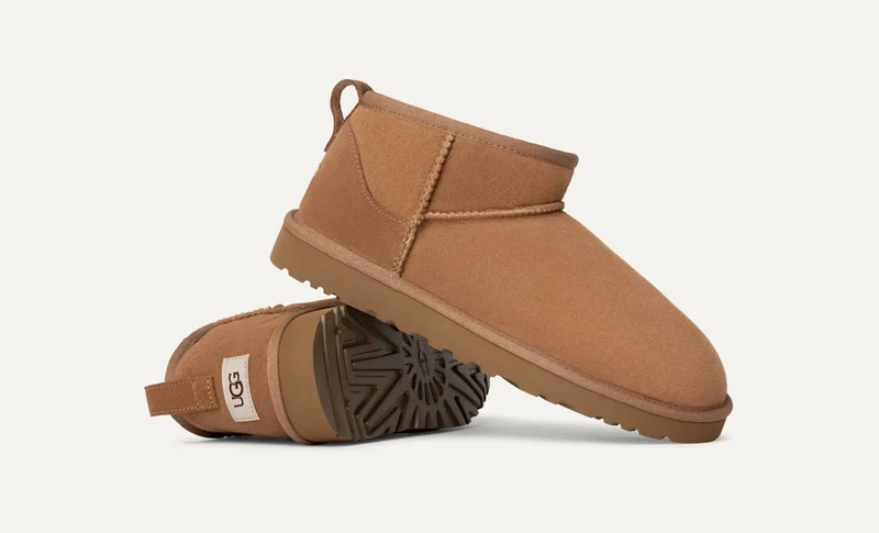 UGG Klassischer Herren-Mini-Stiefel „Ultra Mini“ | Kastanie