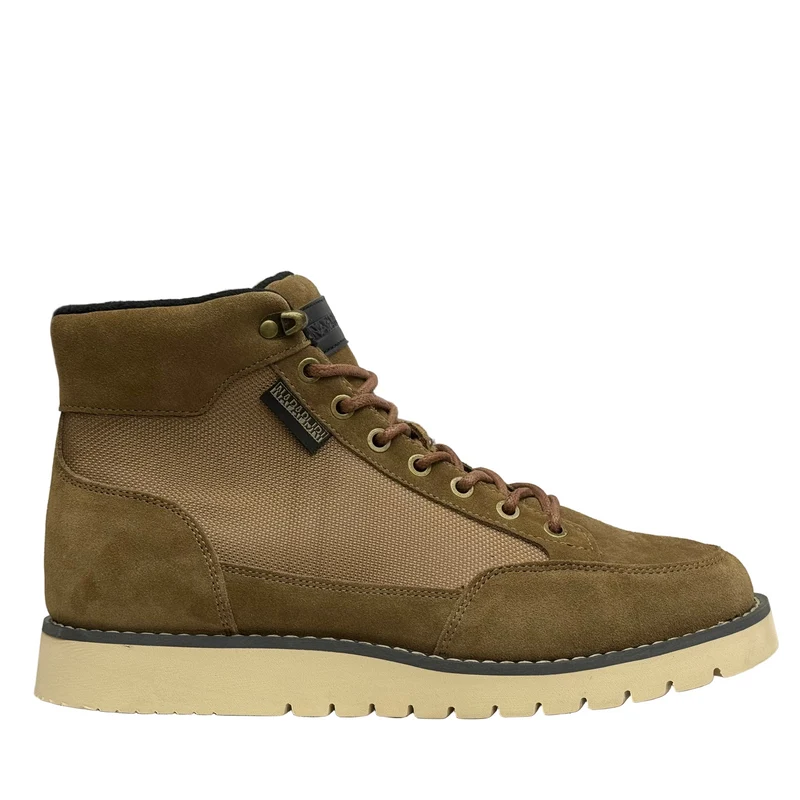 Napapijiri Herren-Ankle-Boots aus Conifer-Leder | Goldbraun