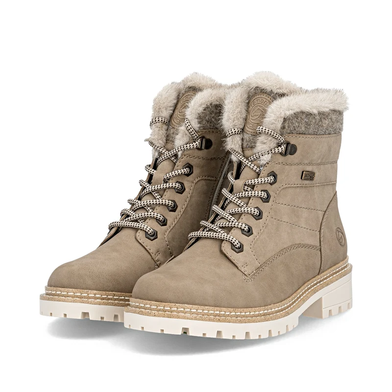 Remonte Damen Stiefelette mit Fleecefutter | Braun