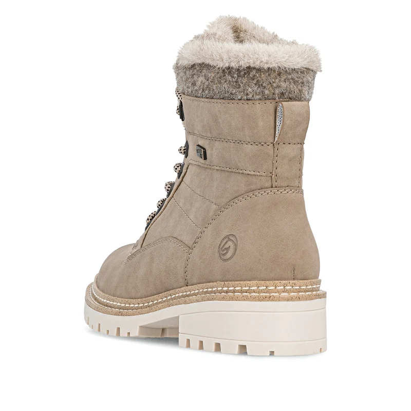 Remonte Damen Stiefelette mit Fleecefutter | Braun