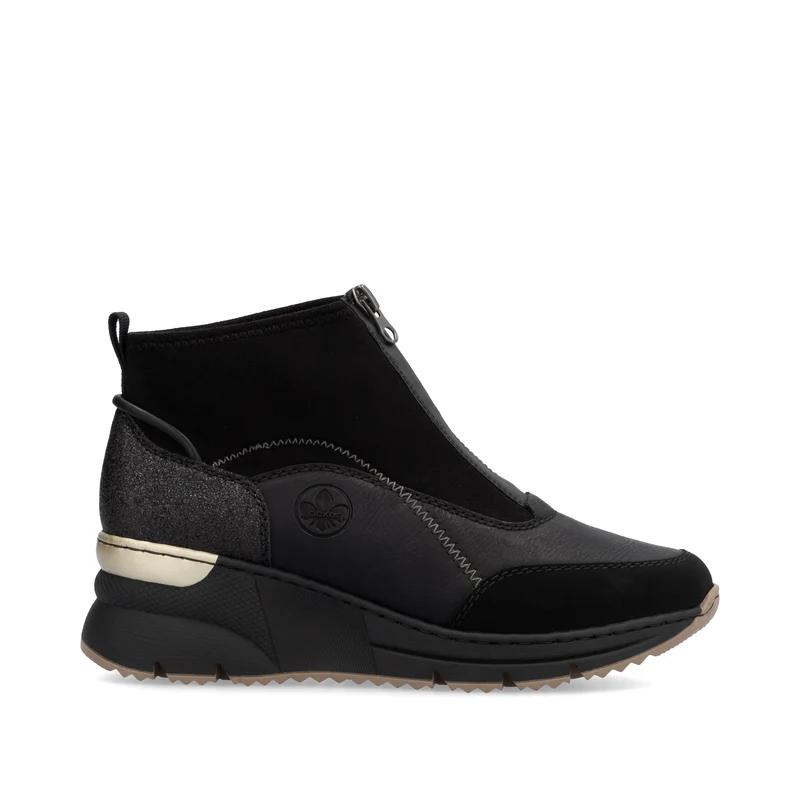 Rieker Damen Keilstiefeletten | Schwarz
