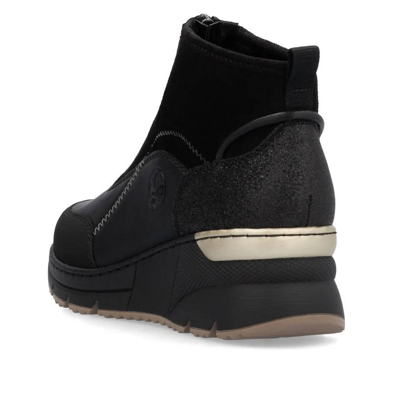 Rieker Damen Keilstiefeletten | Schwarz