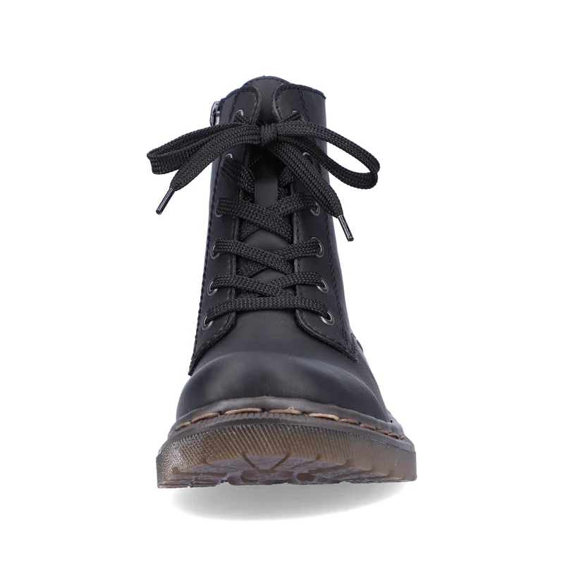 Rieker Klassische Schnürstiefeletten für Damen | Schwarz