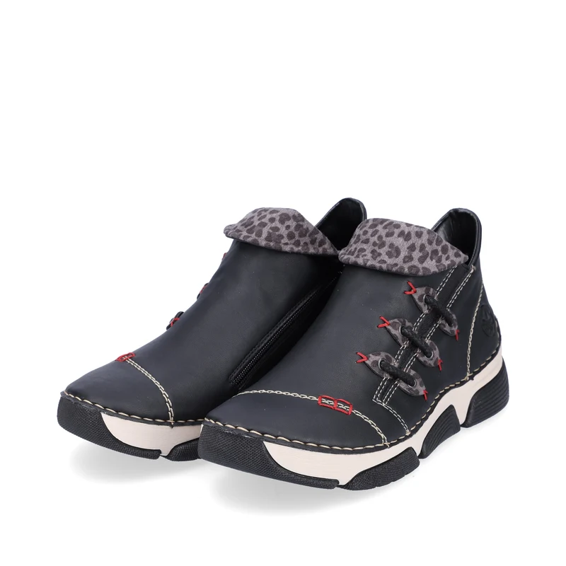 Rieker Damen Fashion Ankle Boots | Schwarz