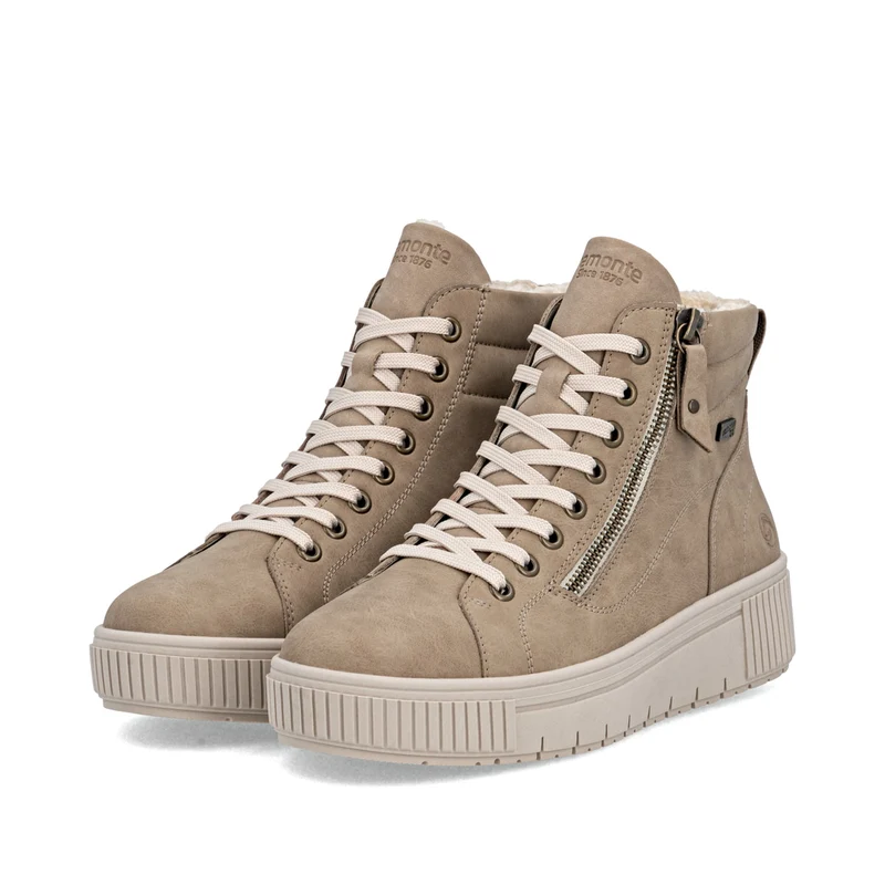 Remonte Damen Wildleder Stiefelette | Beige