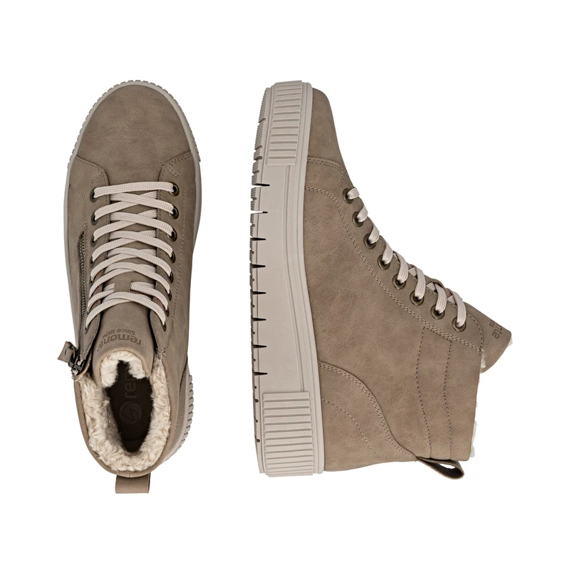 Remonte Damen Wildleder Stiefelette | Beige