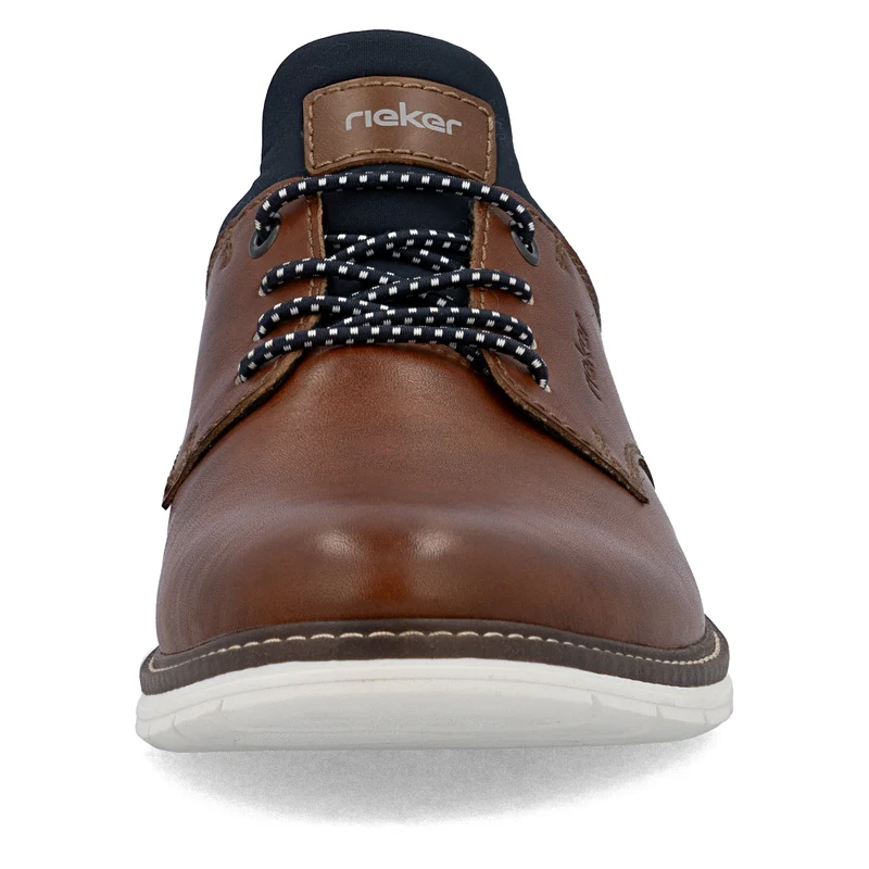 Rieker Herren Leder Slipper | Braun
