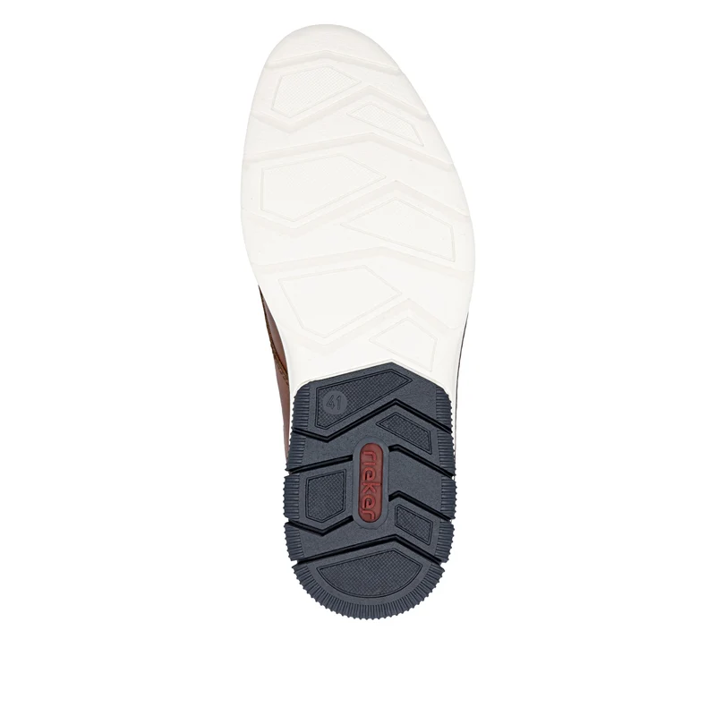 Rieker Herren Leder Slipper | Braun