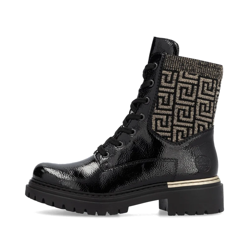 Rieker Damen Fashion Ankle Boots | Schwarz