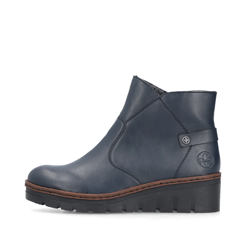 Rieker Damen Keilstiefeletten | Blau