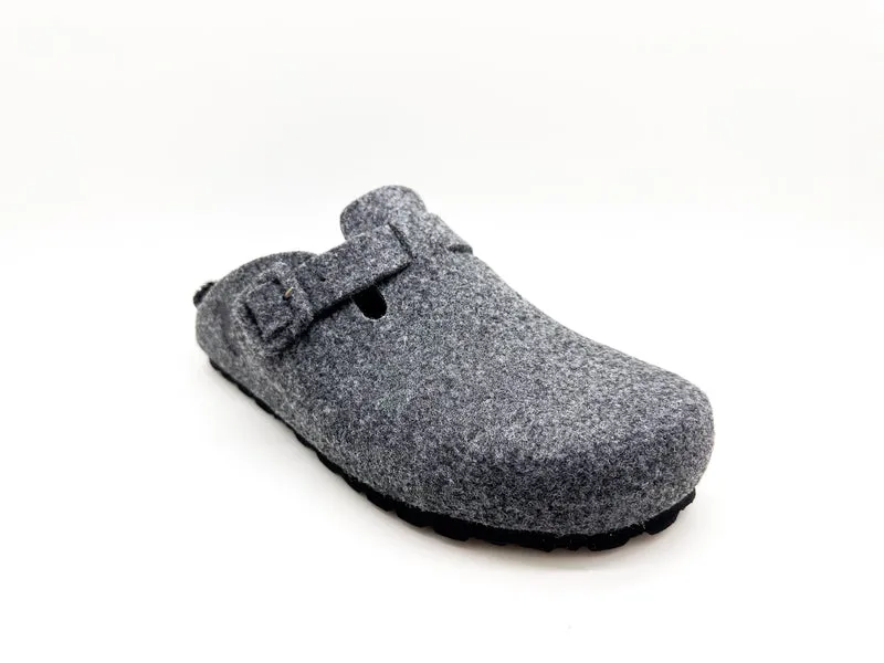 thies 1856 ® Recycled PET Buckle Clog dark grey
