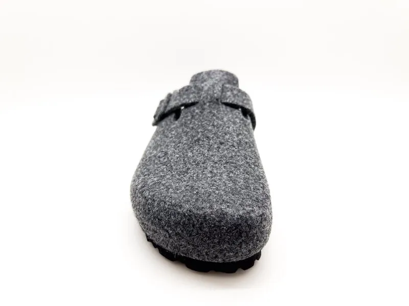 thies 1856 ® Recycled PET Buckle Clog dark grey
