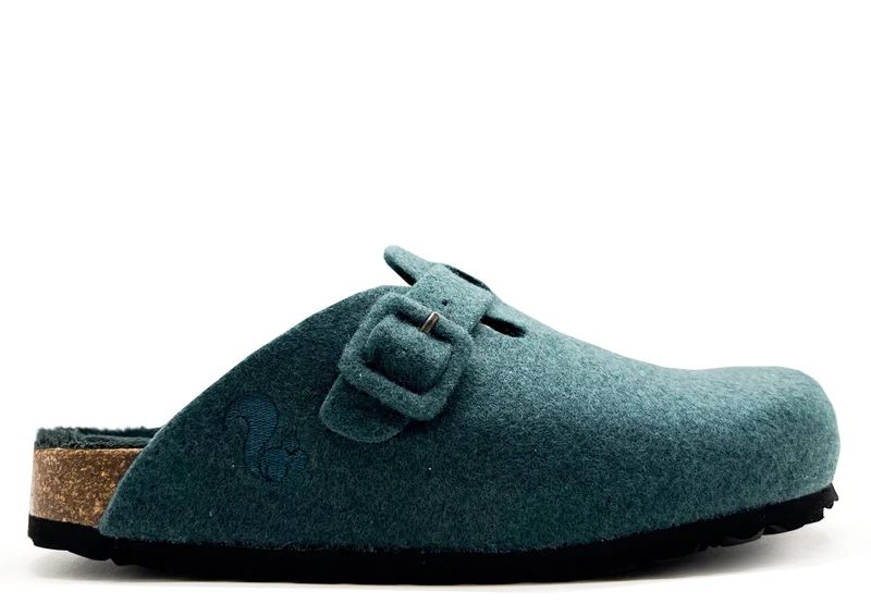 thies 1856 ® Recycled PET Buckle Clog forest green
