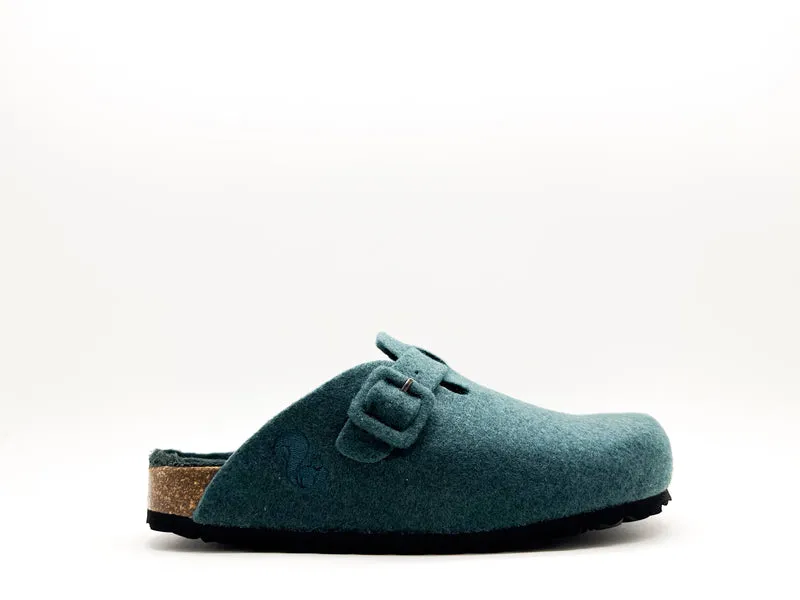 thies 1856 ® Recycled PET Buckle Clog forest green