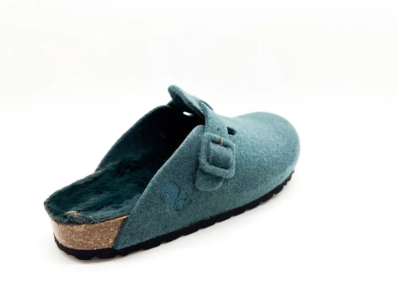 thies 1856 ® Recycled PET Buckle Clog forest green