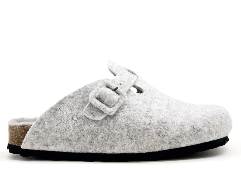 thies 1856 ® Recycled PET Buckle Clog light grey