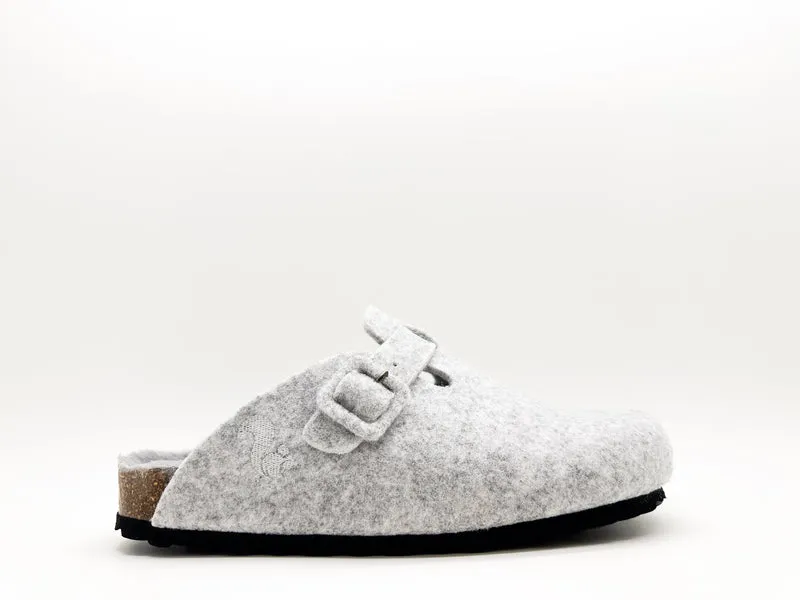 thies 1856 ® Recycled PET Buckle Clog light grey