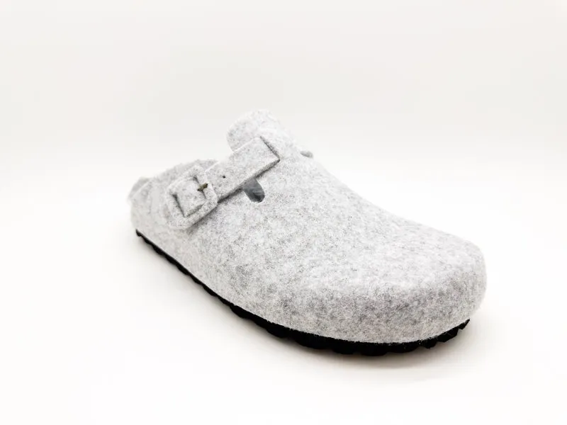 thies 1856 ® Recycled PET Buckle Clog light grey