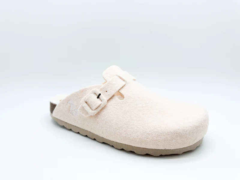 thies 1856 ® Recycled PET Buckle Clog off white