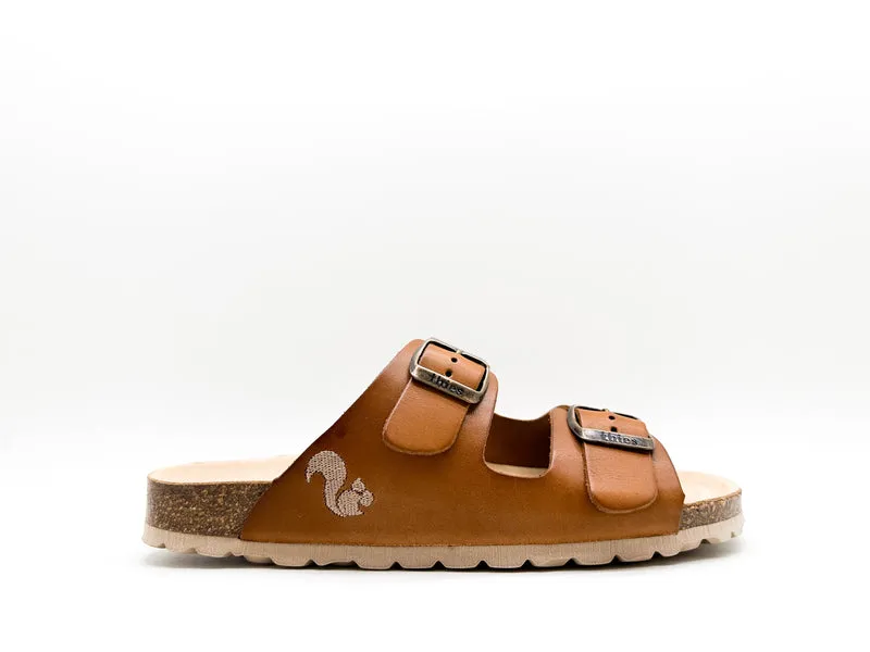 thies 1856 ® Eco Leather Sandal cinnamon