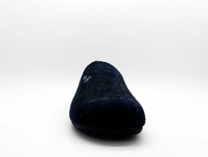thies 1856 ® Rec Check Slipper dark navy